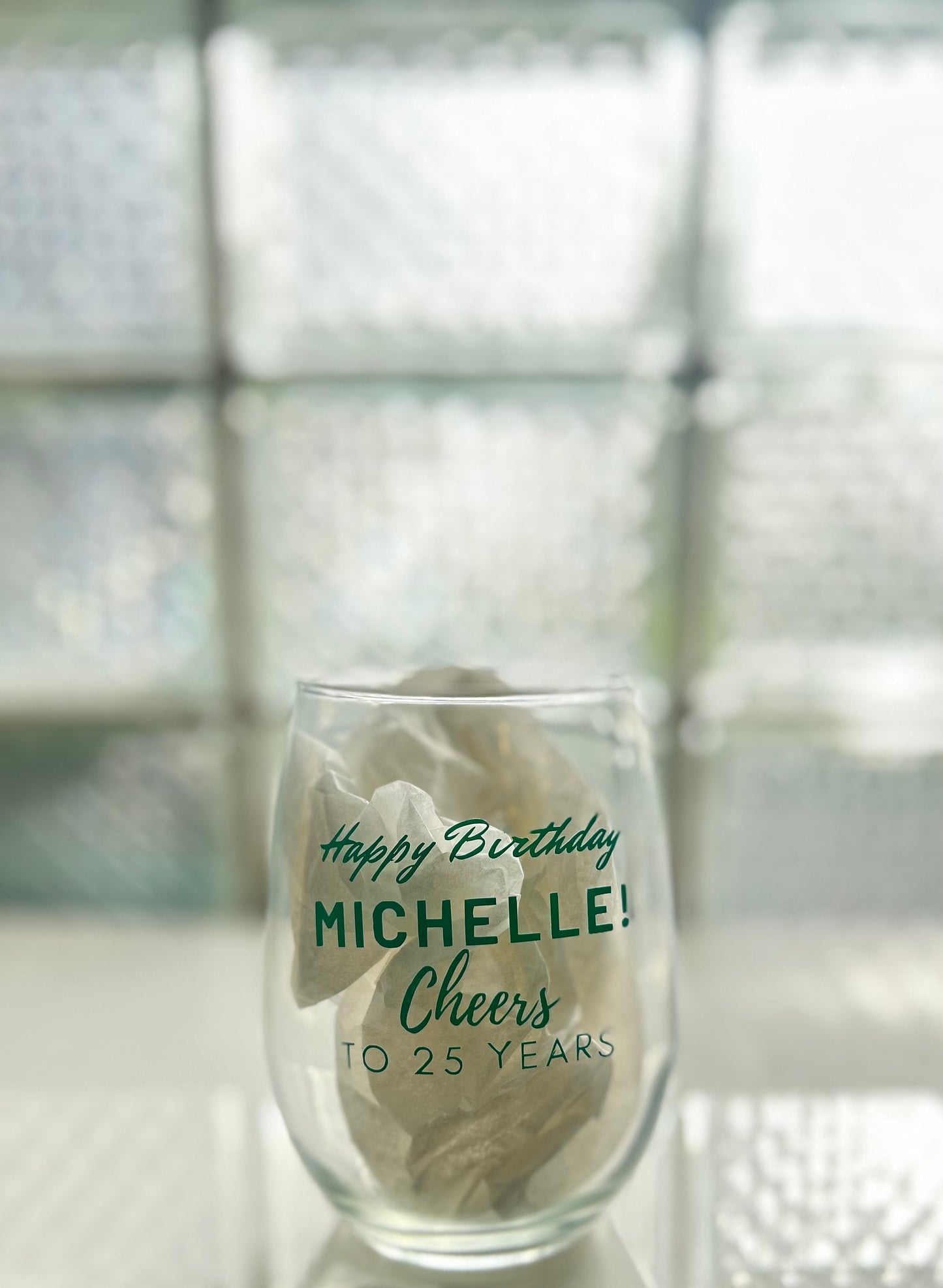 Custom Stemless Wine Glasses