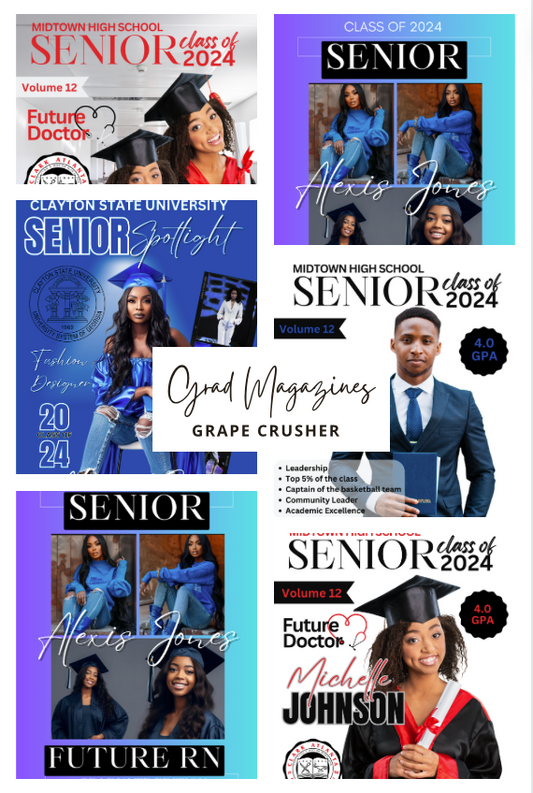 Editable Grad Magazine Bundle