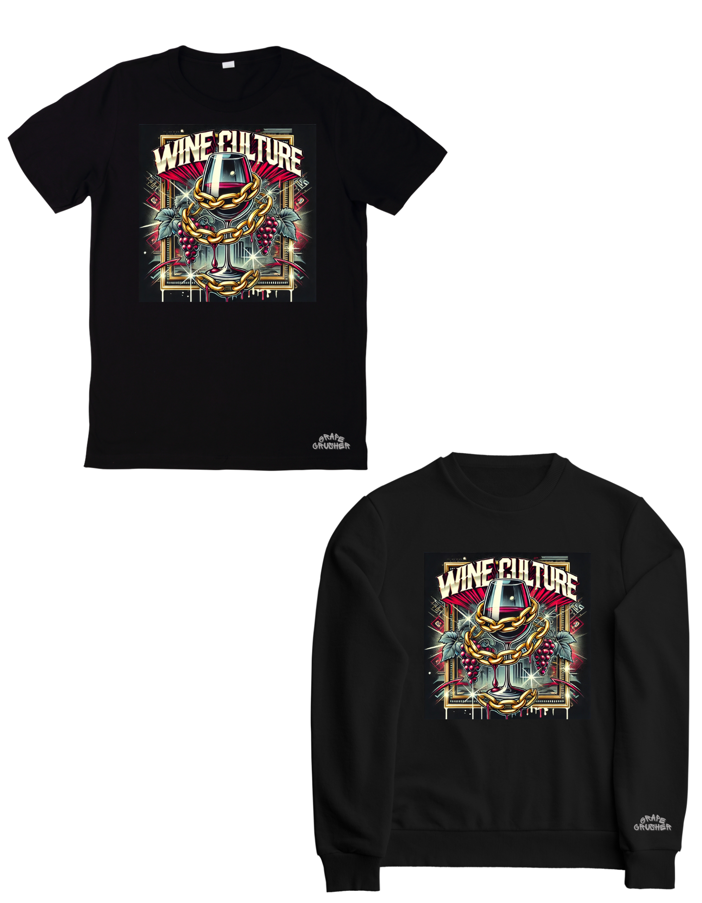 Wine Culture T-shirt and Sweatshirt Bundle