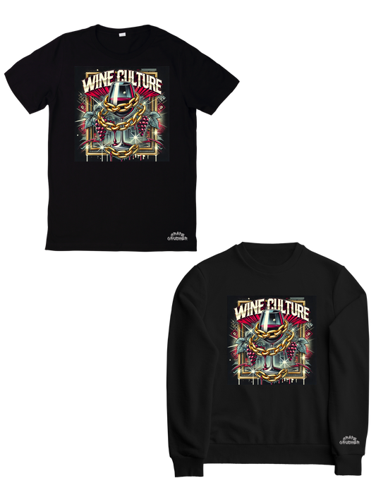 Wine Culture T-shirt and Sweatshirt Bundle